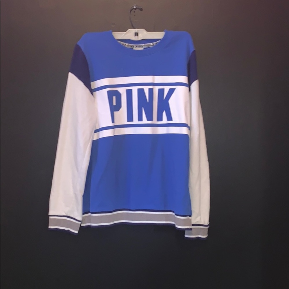 Victoria’s Secret Blue Colorblock Sweater